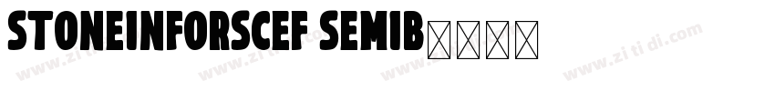 StoneInforSCEF SemiB字体转换